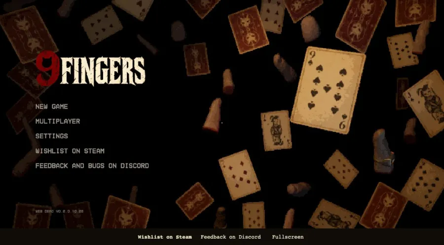 9 Fingers running in the browser, screen 2 captured by FreshPlay on October 27, 2026