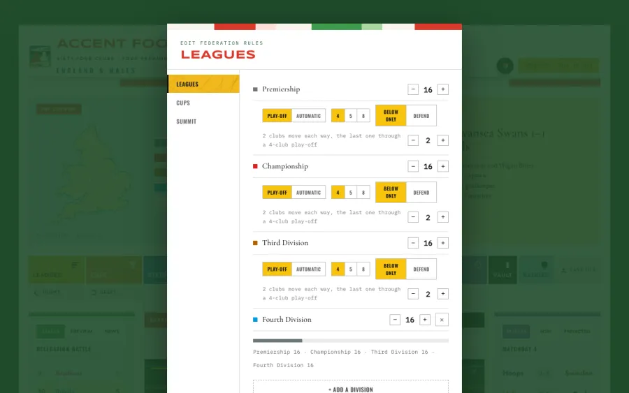 Accent Football Simulator screenshot 3 from the developer