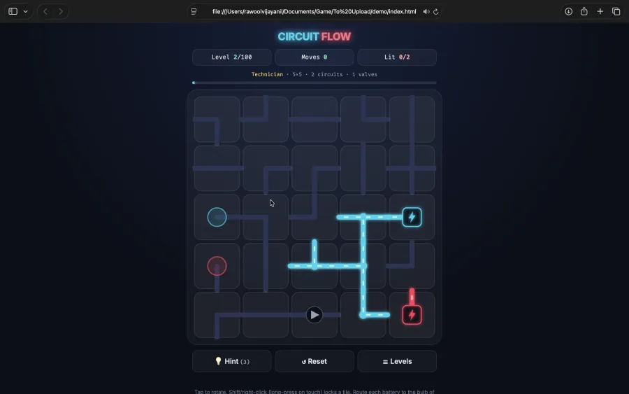 Circuit Flow screenshot 1 from the developer