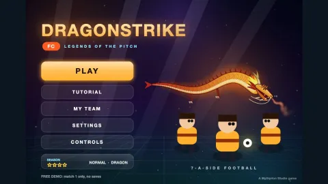 Dragonstrike FC (Free Demo), a new anime football arcade game by Mythyrion Studio