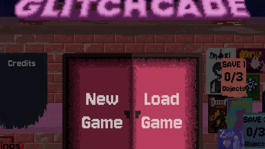 Glitchcade running in the browser, screen 2 captured by FreshPlay on October 26, 2026