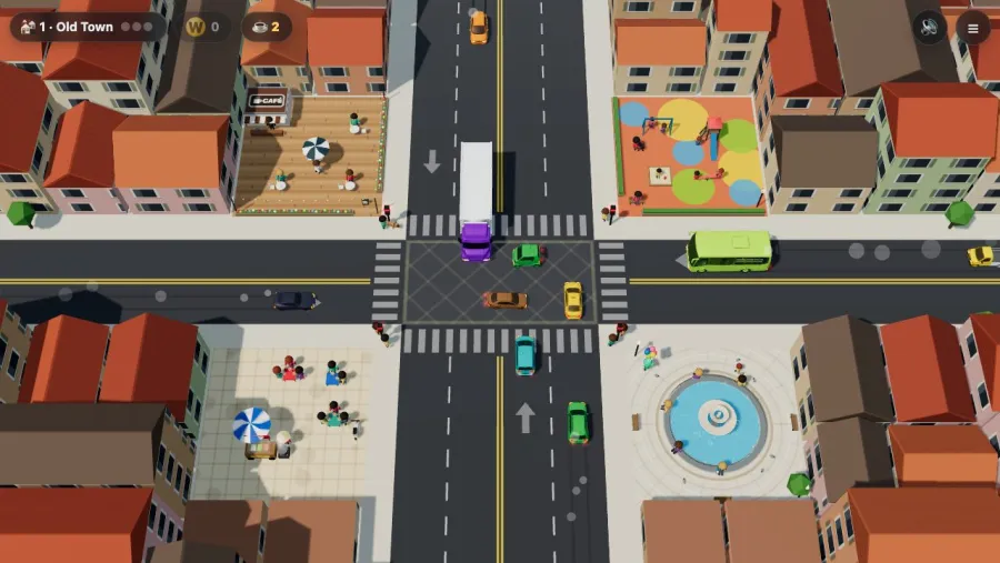 Gridlock IQ running in the browser, screen 2 captured by FreshPlay on October 26, 2026