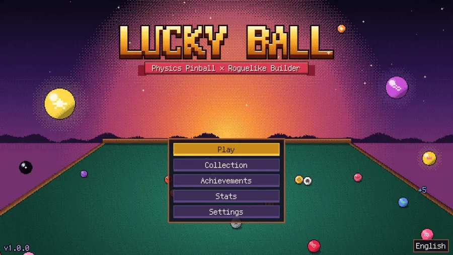 Lucky Ball running in the browser, screen 1 captured by FreshPlay on October 26, 2026