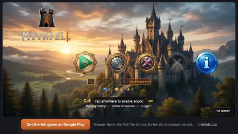 Mythfell, a new merge tower defense game by mythfell