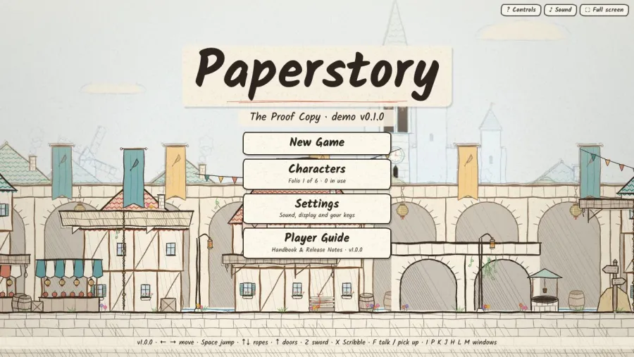 Paperstory running in the browser, screen 1 captured by FreshPlay on October 26, 2026