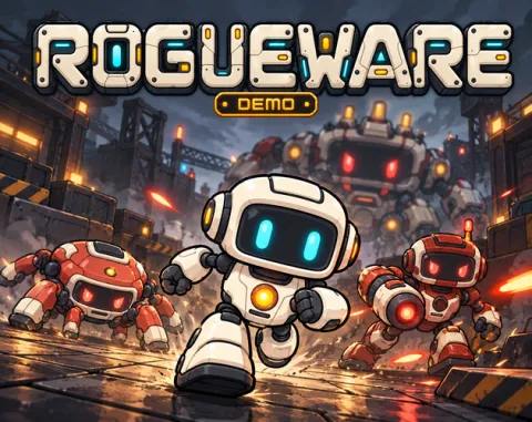 Rogueware (Demo v0.3), a new arena survivor roguelite game by blueanvilstudios