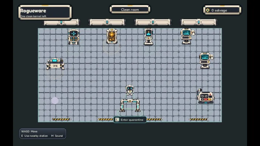 Rogueware (Demo v0.3) running in the browser, screen 2 captured by FreshPlay on October 27, 2026