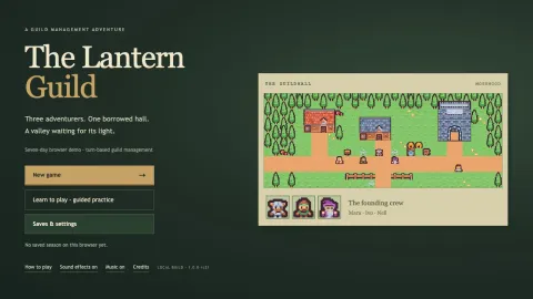 The Lantern Guild, a new guild management strategy game by Bosshogge