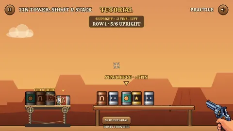 Tin Tower: Shoot & Stack, a new physics trickshot game by picatteam